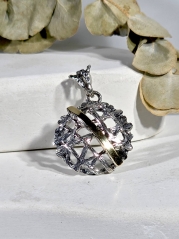 Серебряный кулон Yaffo с золотом