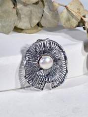 Серебряный кулон Yaffo с жемчугом